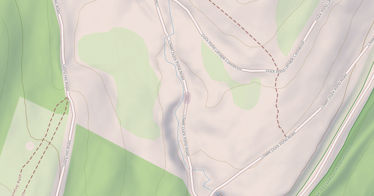 Map preview of Duck Pond Trail