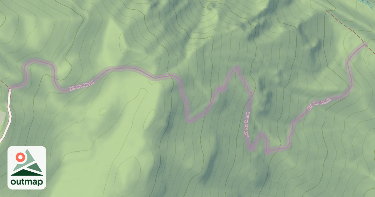 Map of DH du Mont