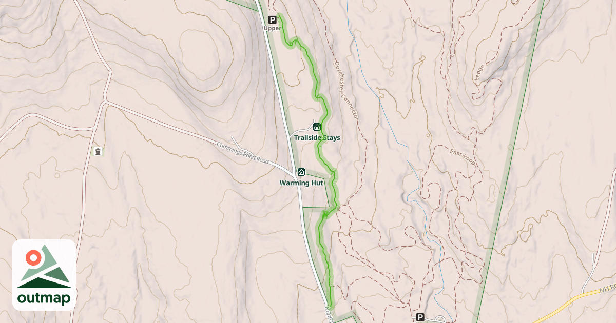 Map of Town House Trail
