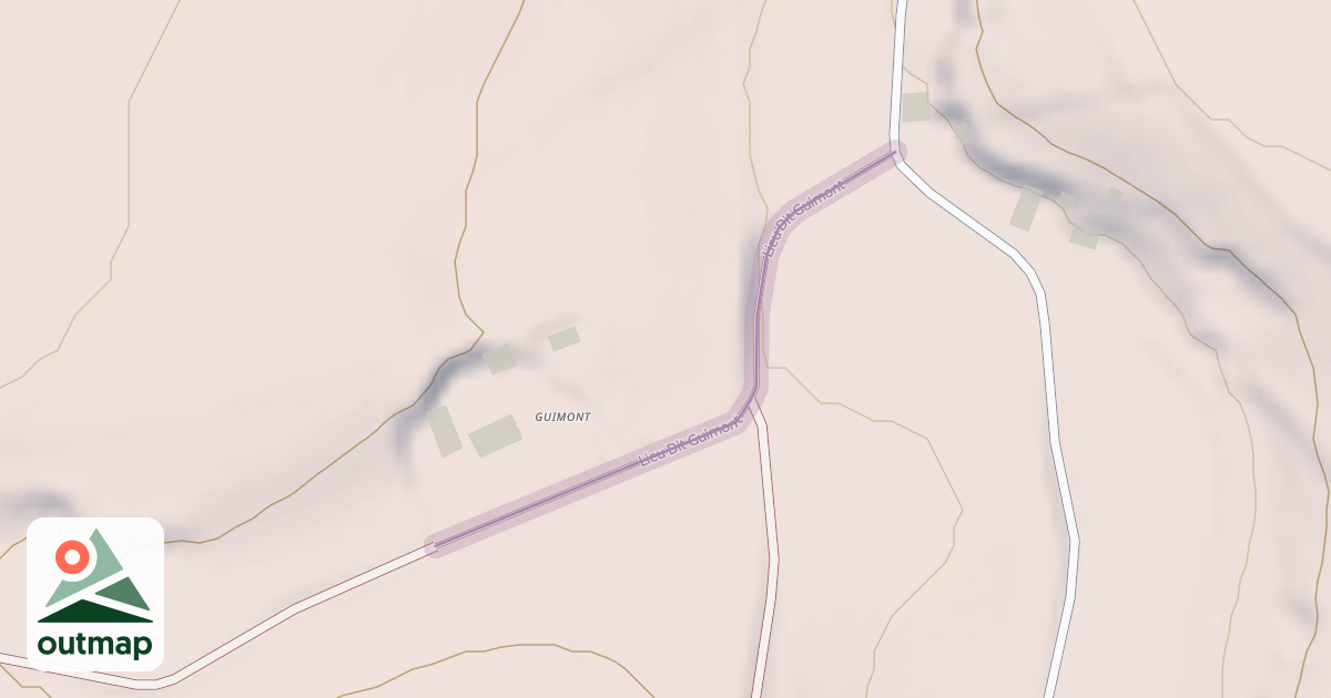 Map of Lieu Dit Guimont