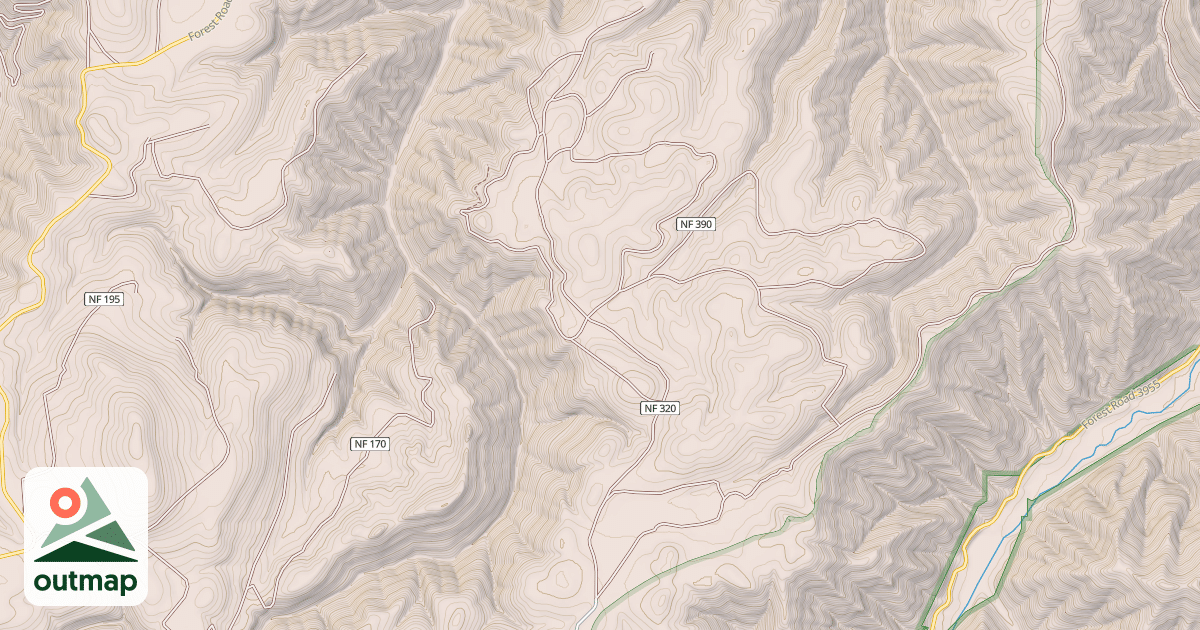 Map of 320 Road Snowmobile