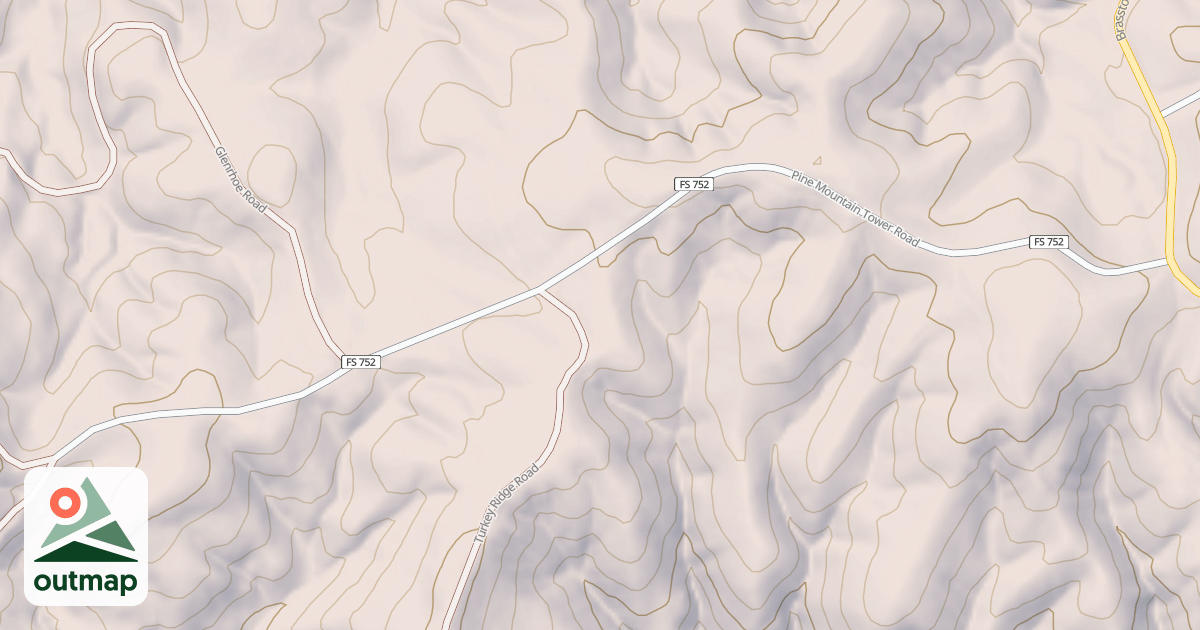 Map of PINE MOUNTAIN