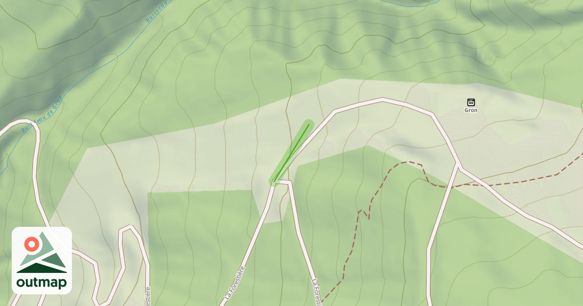 Map of La Forestière