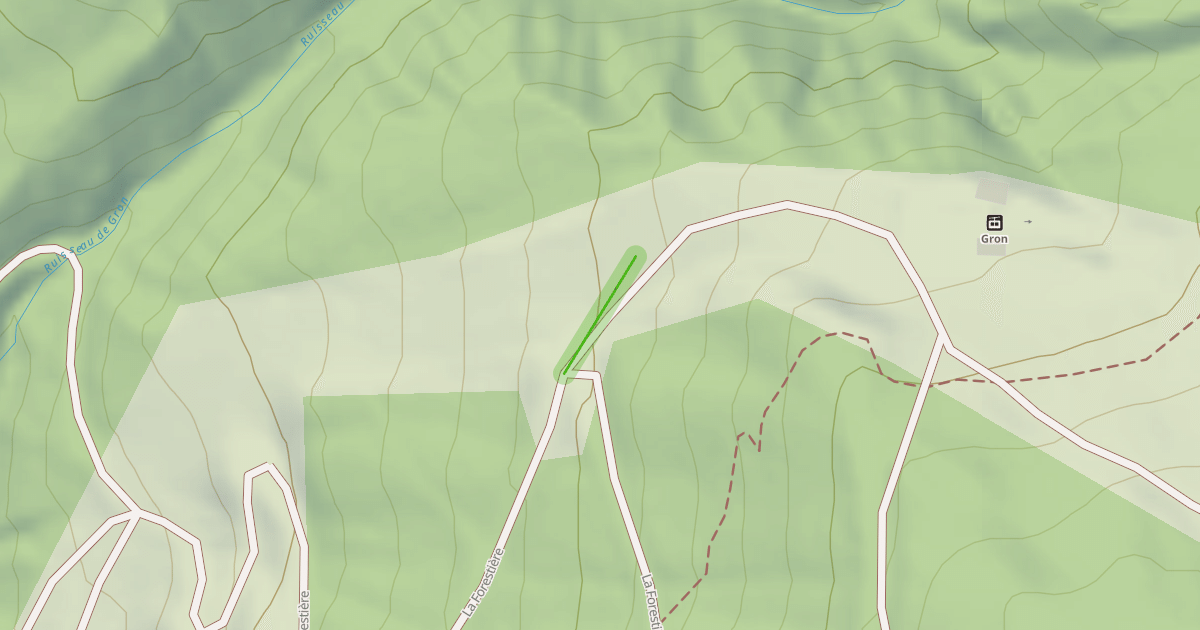 Map preview of La Forestière