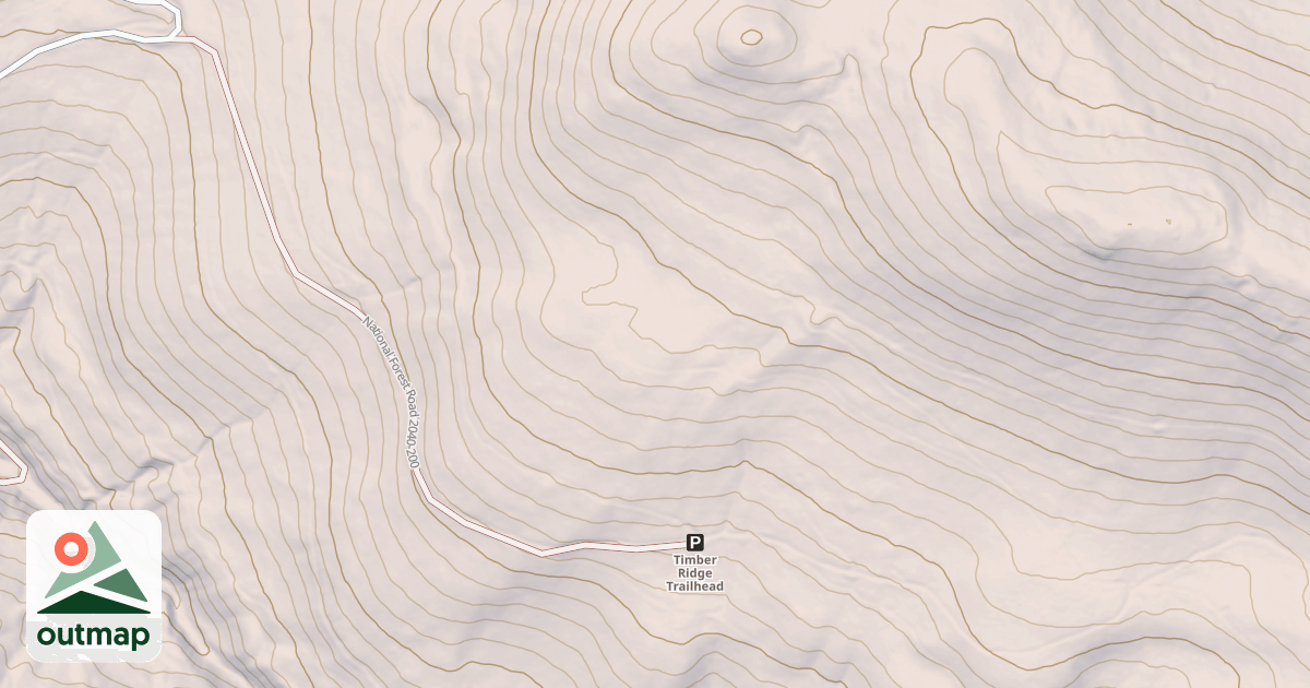Map of TIMBER RIDGE