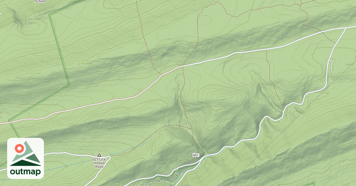 Map of Bald Eagle State Forest Snowmobile Trails