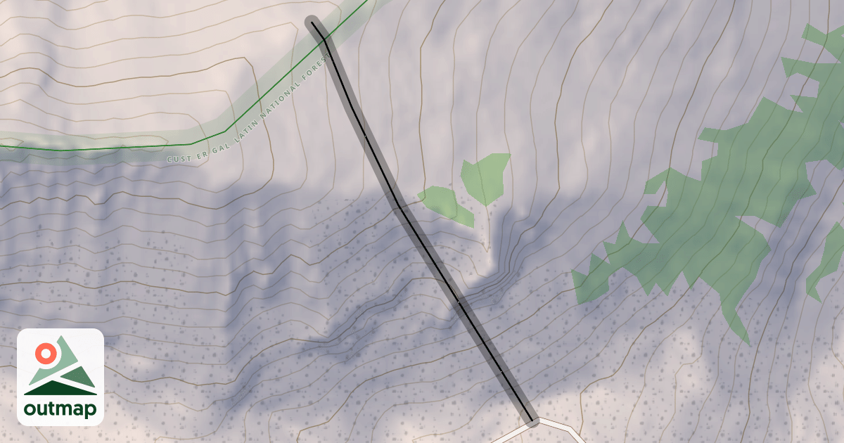 Map of Lower Pinnacles