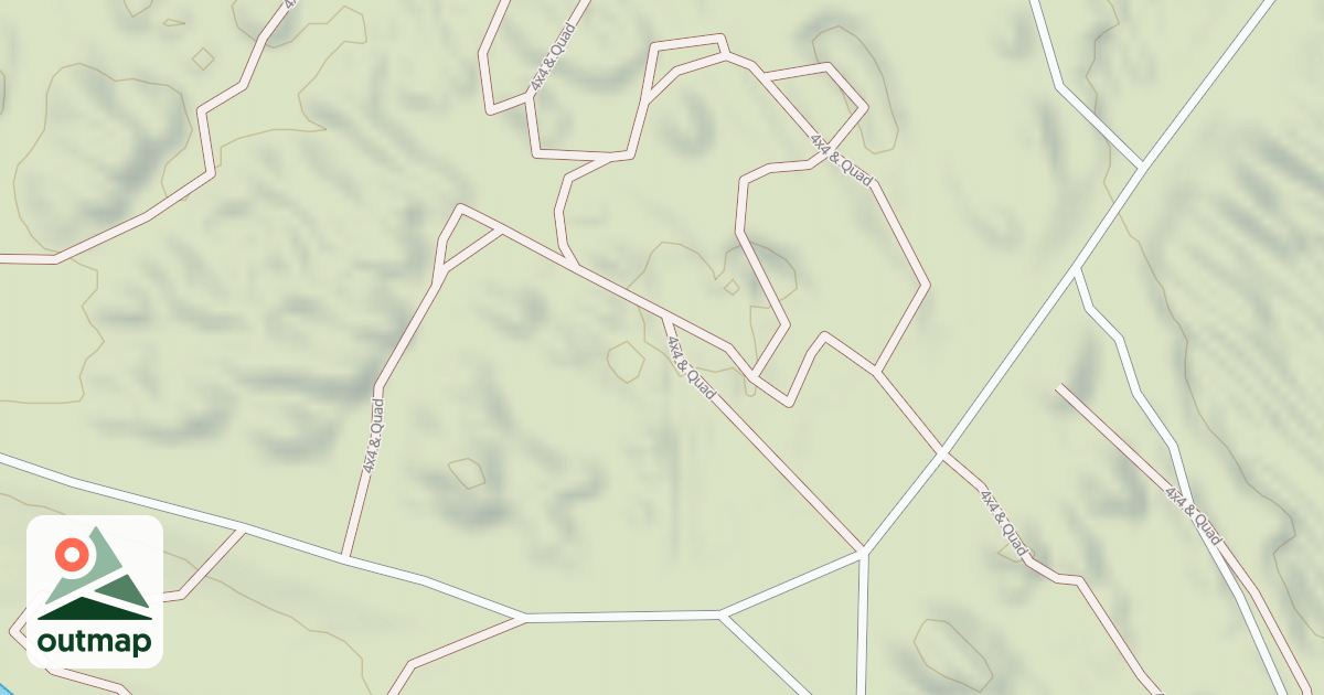 Map of Interlake State Recreation Area Trails