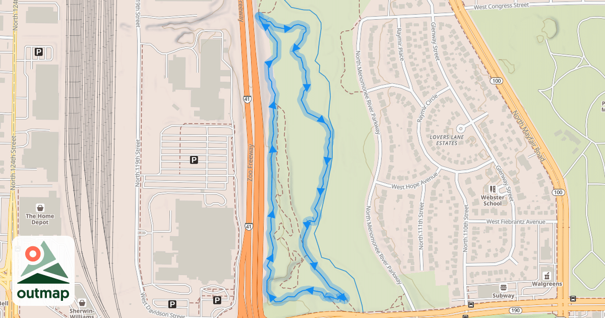 Map of Oak Hill 1