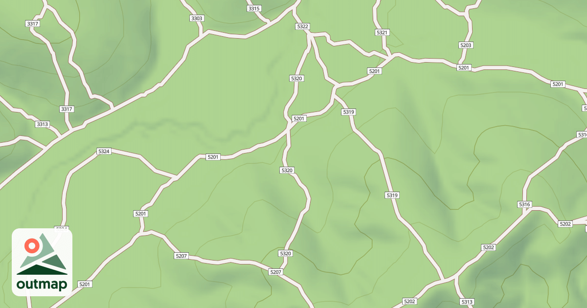Map of USFS Motor Vehicle Use Map Trails 19962
