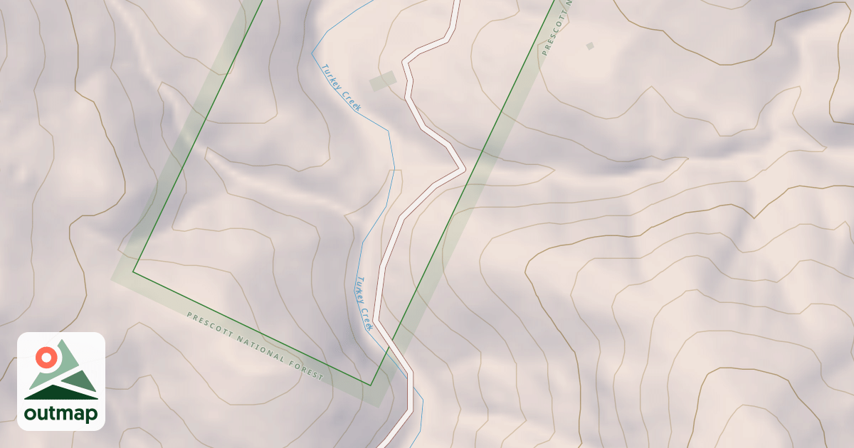 Map of A H RANCH