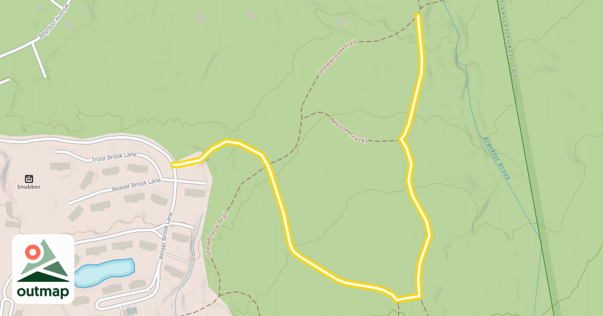 Map of Oh My Gosh Loop