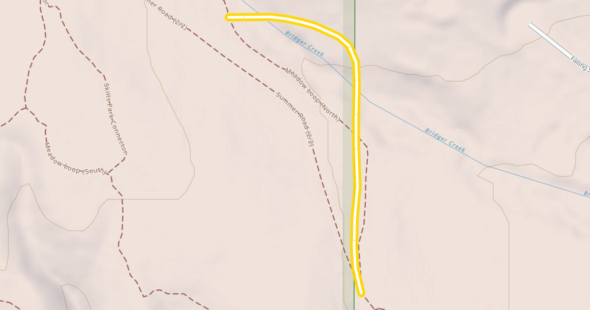 Map preview of Meadow Loop
