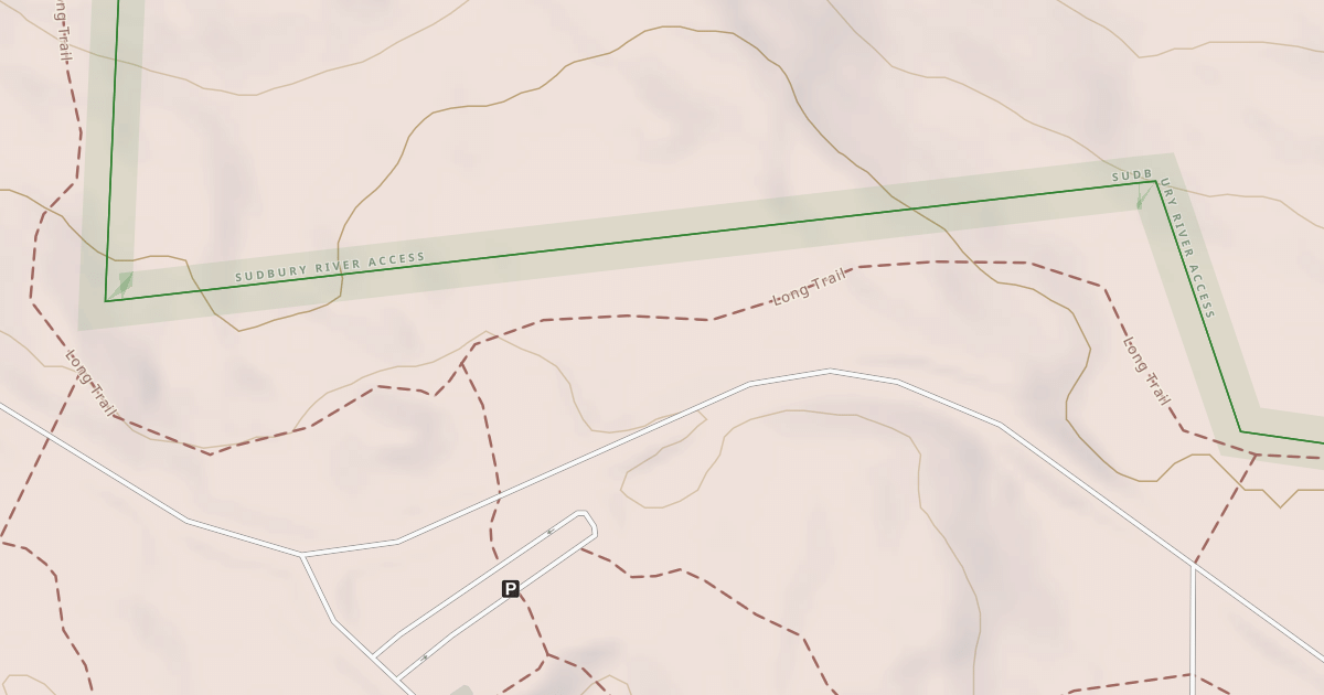 Map preview of Long Trail