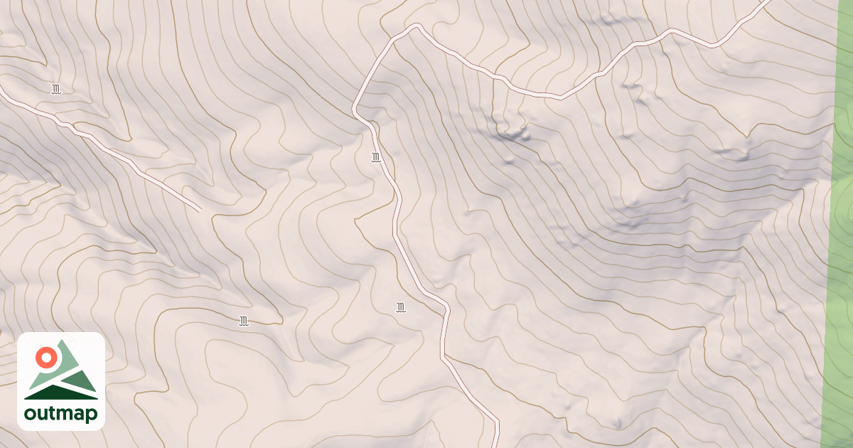 Map of COTTON WOOD SPUR