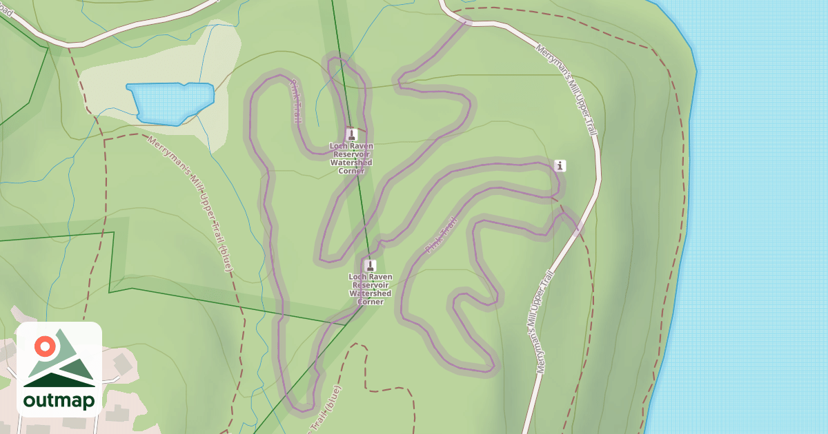 Map of Pink Trail