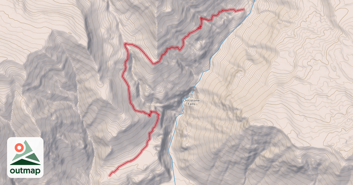 Map of The Goat Trail
