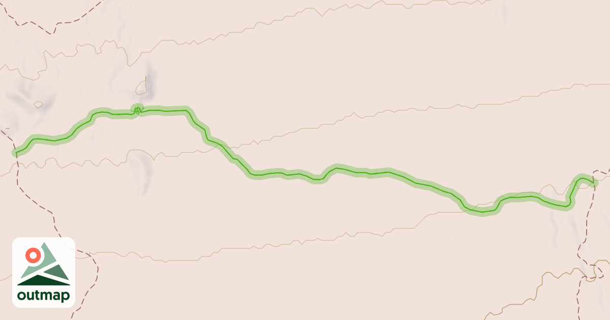 Map of Scorpion Alley Trail