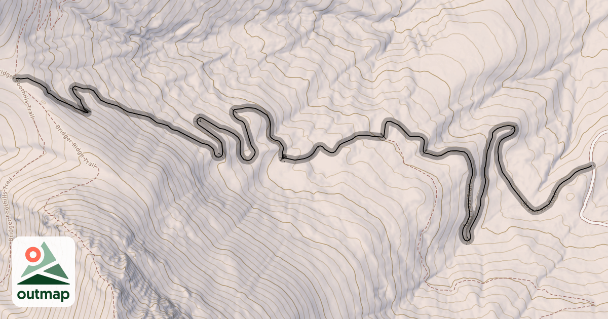 Map of Ross Pass Trail