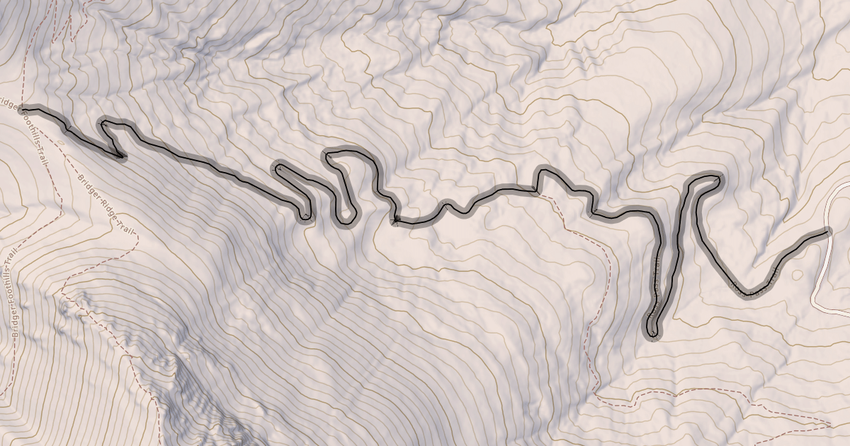 Map preview of Ross Pass Trail
