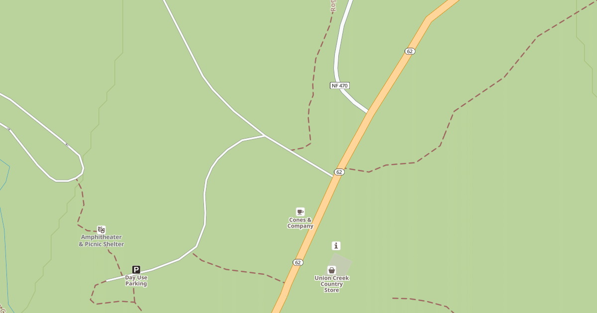 Map preview of Union Crk. Cabins