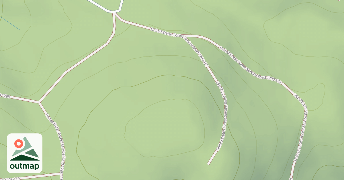 Map of USFS Motor Vehicle Use Map Roads {DFCC6406-F526-4EC0-ABF7-699979053AC0}