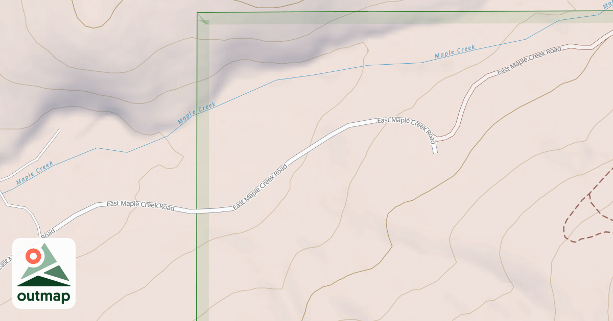 Map of MAPLE CANYON