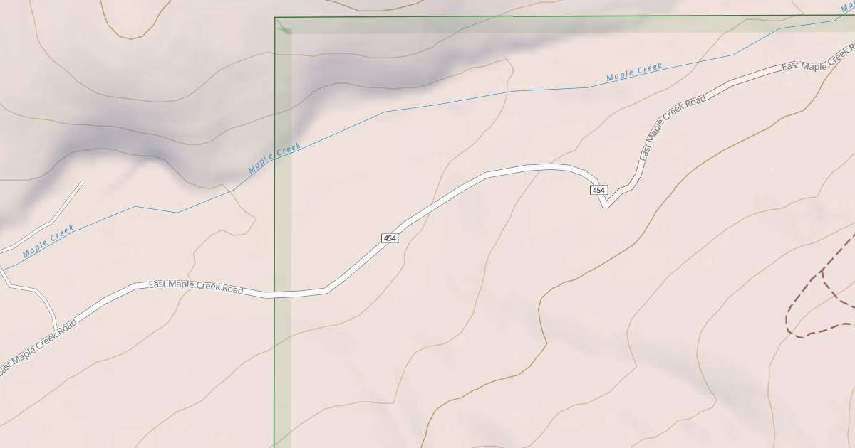Map preview of MAPLE CANYON