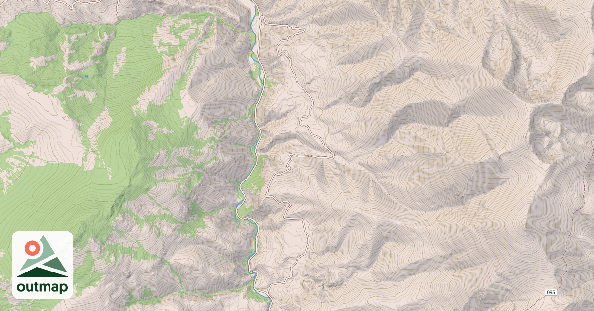 Map of BRUNEAU RIVER LOOP
