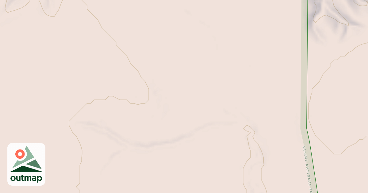 Map of LICK BRANCH