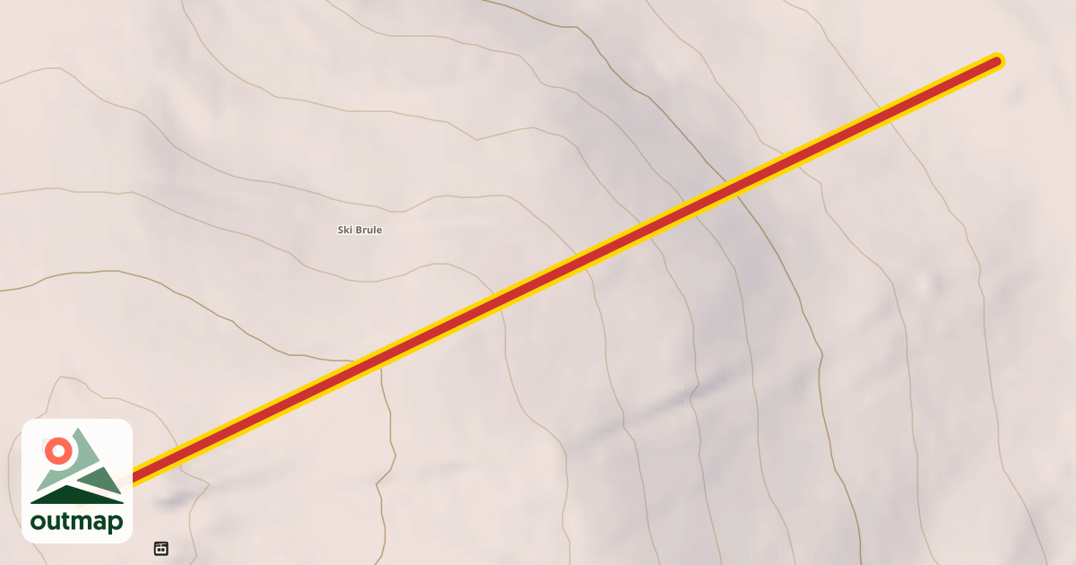 Map of Whitewater T-Bar