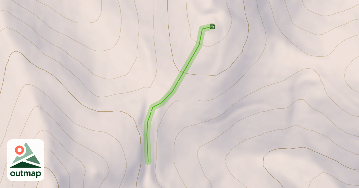 Map of Nickel Ridge