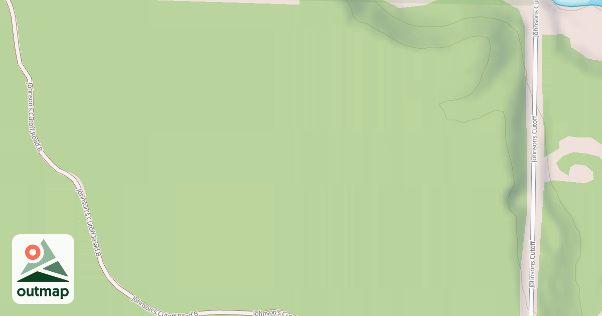 Map of JOHNSON'S CUTOFF B