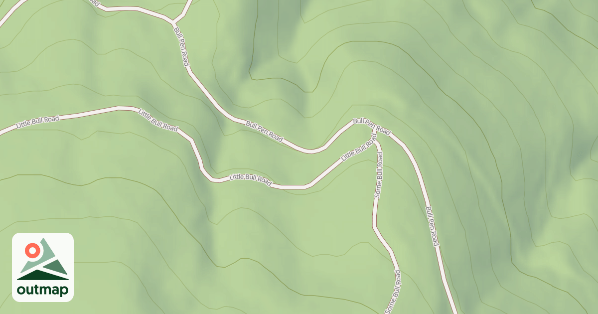 Map of LITTLE BULL