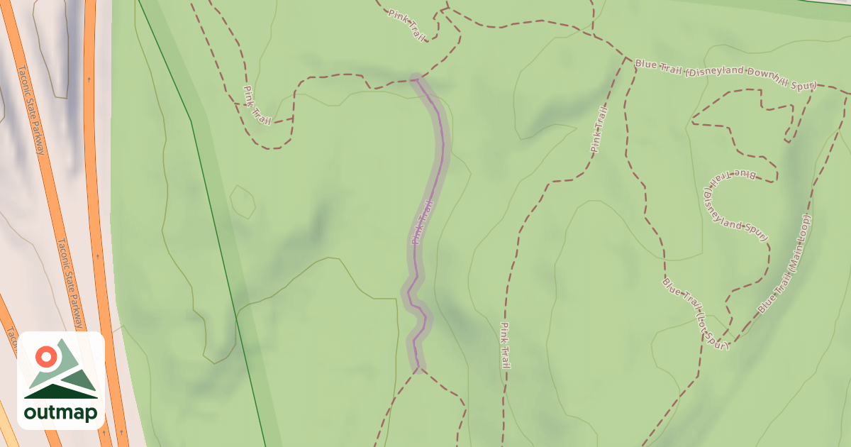 Map of Pink Trail