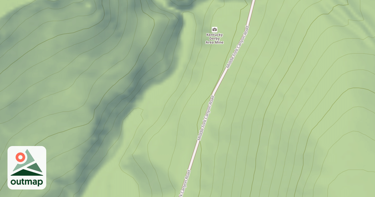 Map of FALLS OVERLOOK