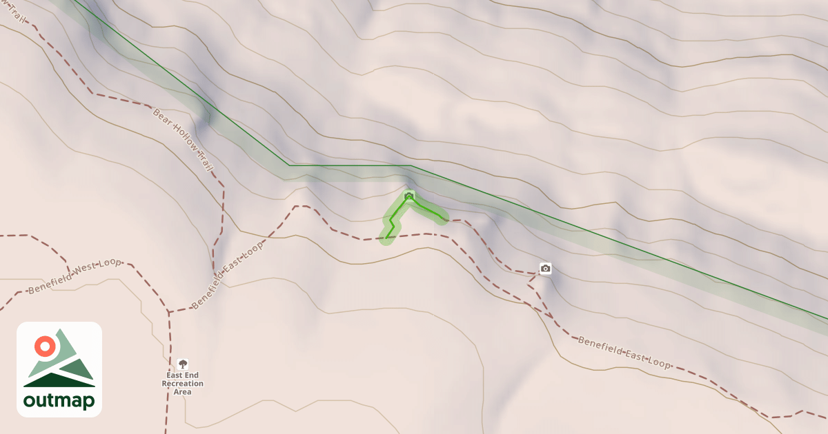 Map of Benefield East Loop