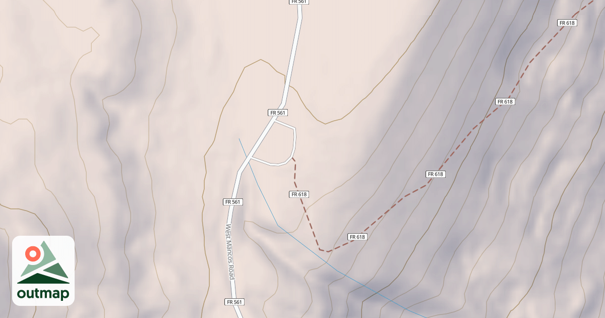 Map of Gold Run