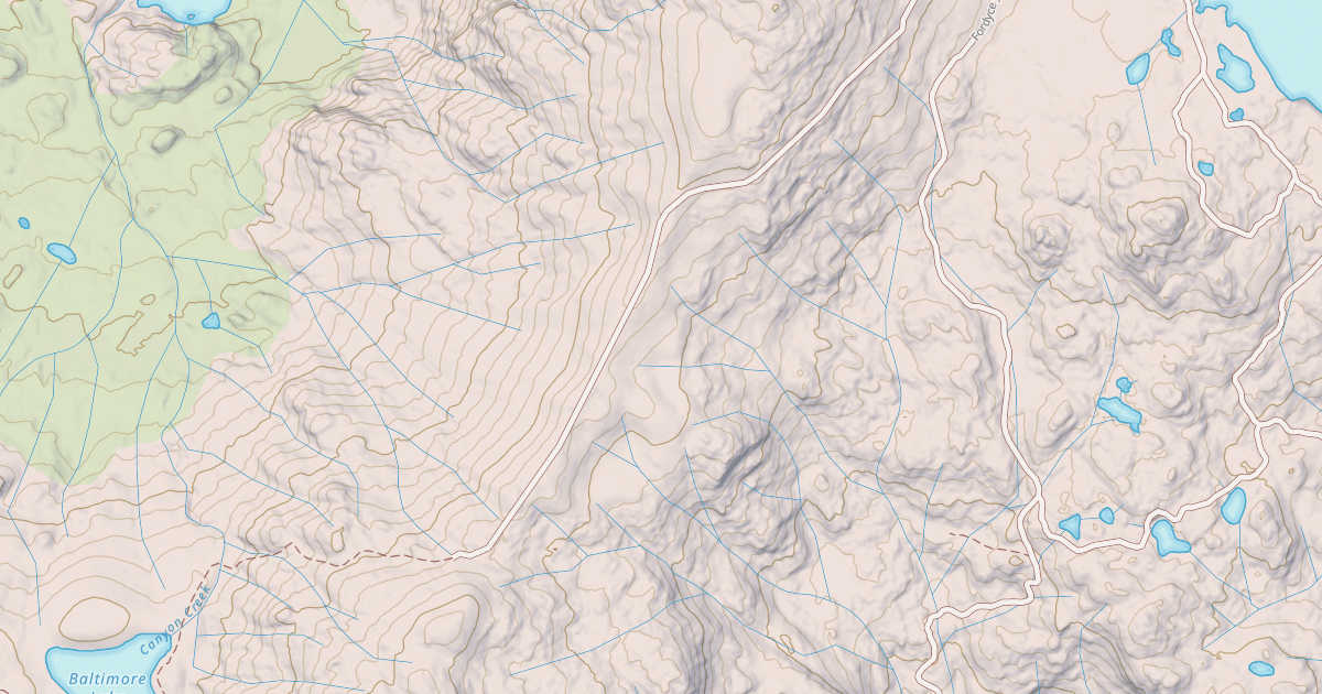 Map preview of BALTIMORE JEEP RD