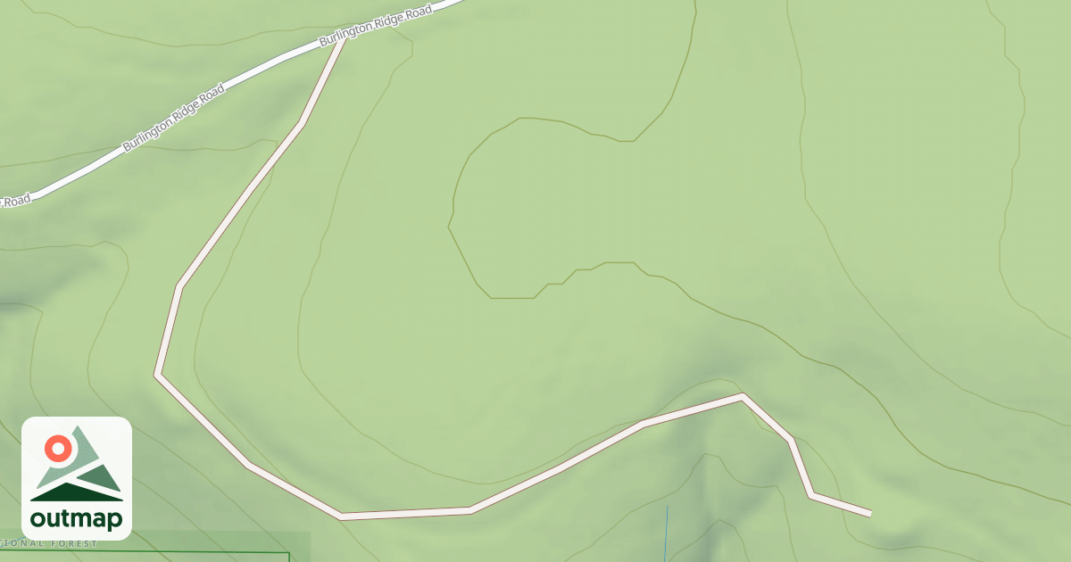 Map of BURLINGTON RIDGE SPUR