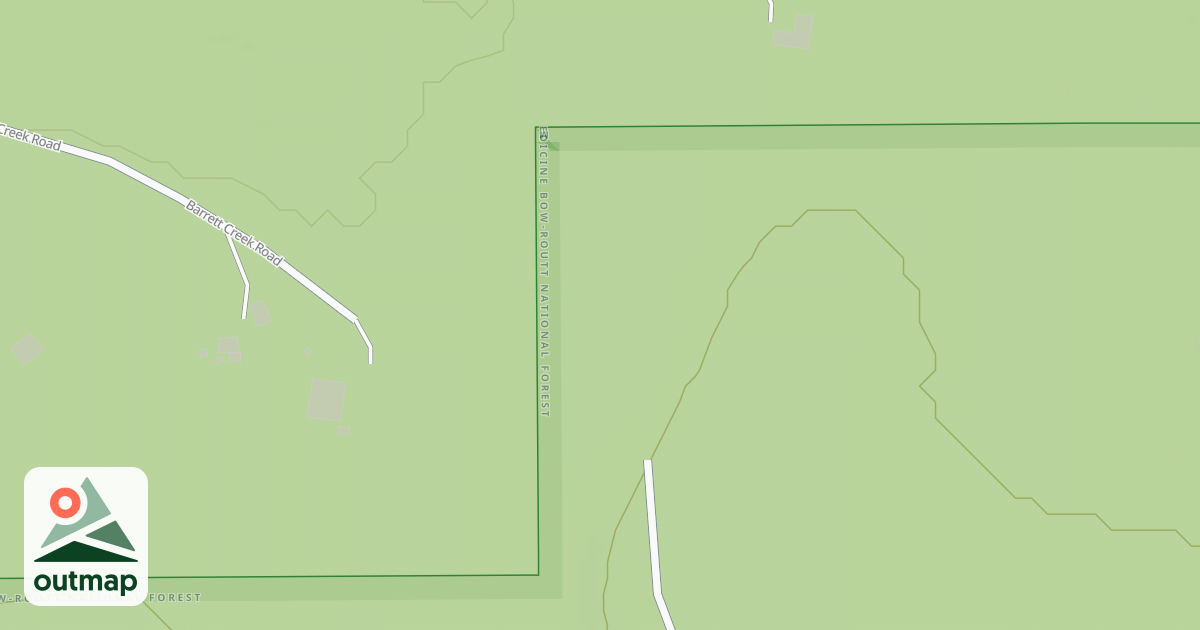 Map of BARRETT CR SPUR 2A