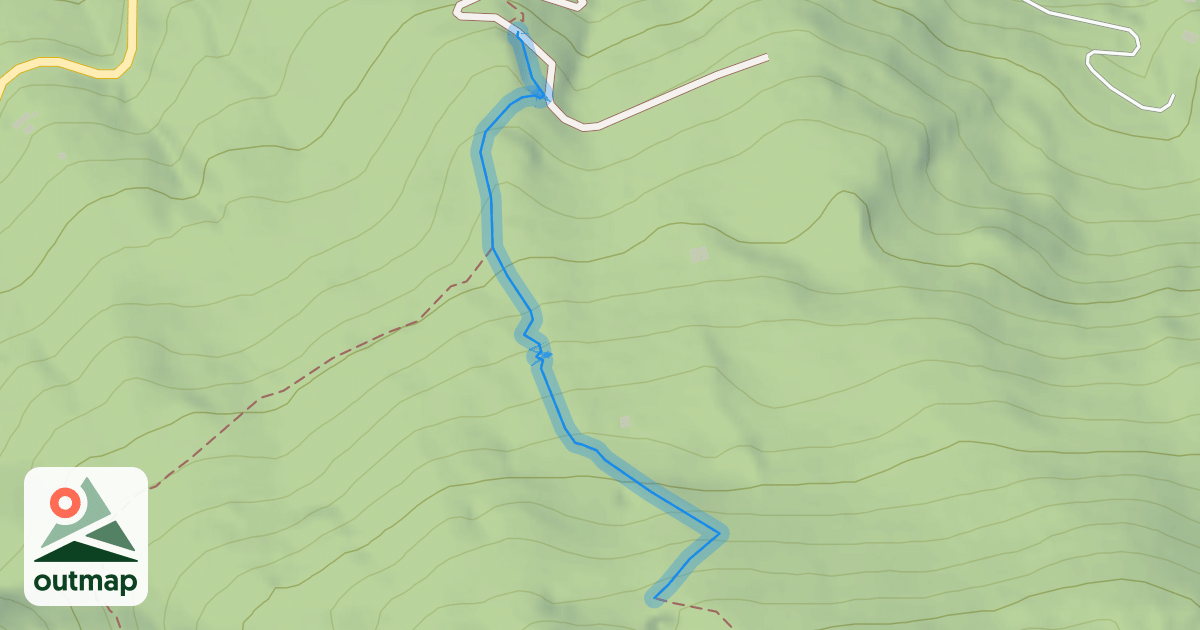 Map of Chemin de Sospel au Morigon