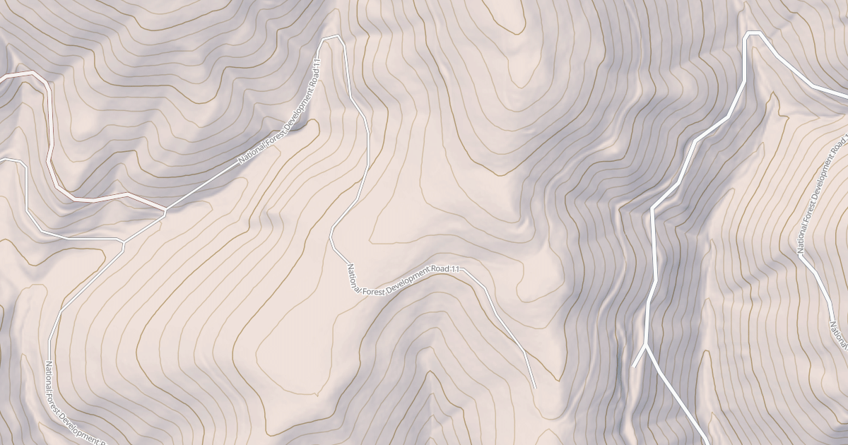 Map preview of USFS National Forest System Roads {0D69C729-B6CE-49A5-9E87-B7079C6A73D1}