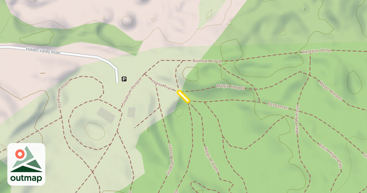 Map of Bambas Loop