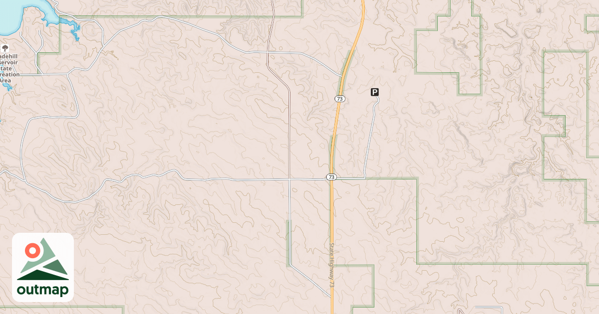 Map of (FDR) OLD HIGHWAY 73