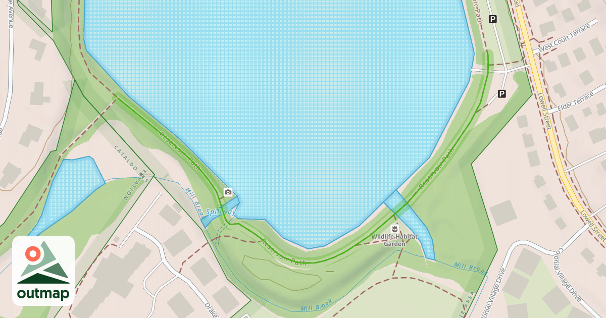 Map of Reservoir Path