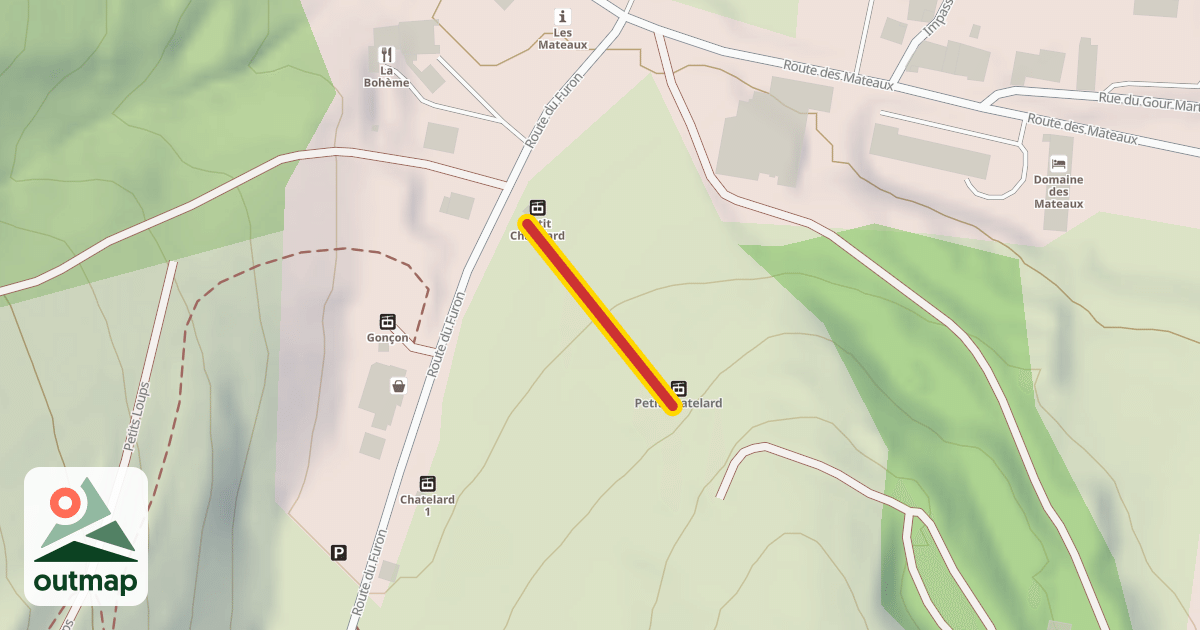 Map of Écureuil