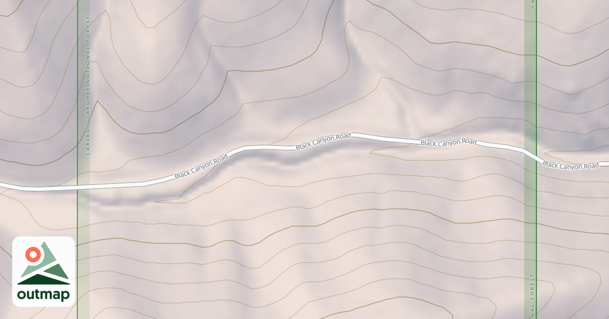 Map of BLACK CANYON