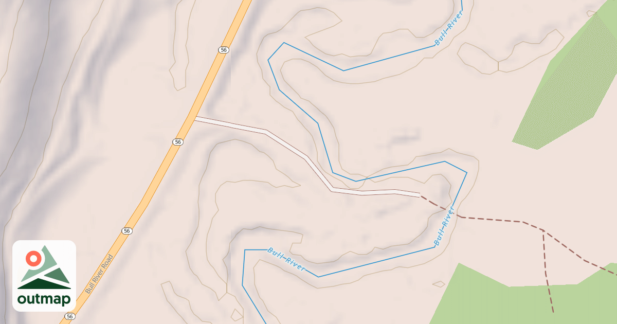 Map of BERRAY CREEK