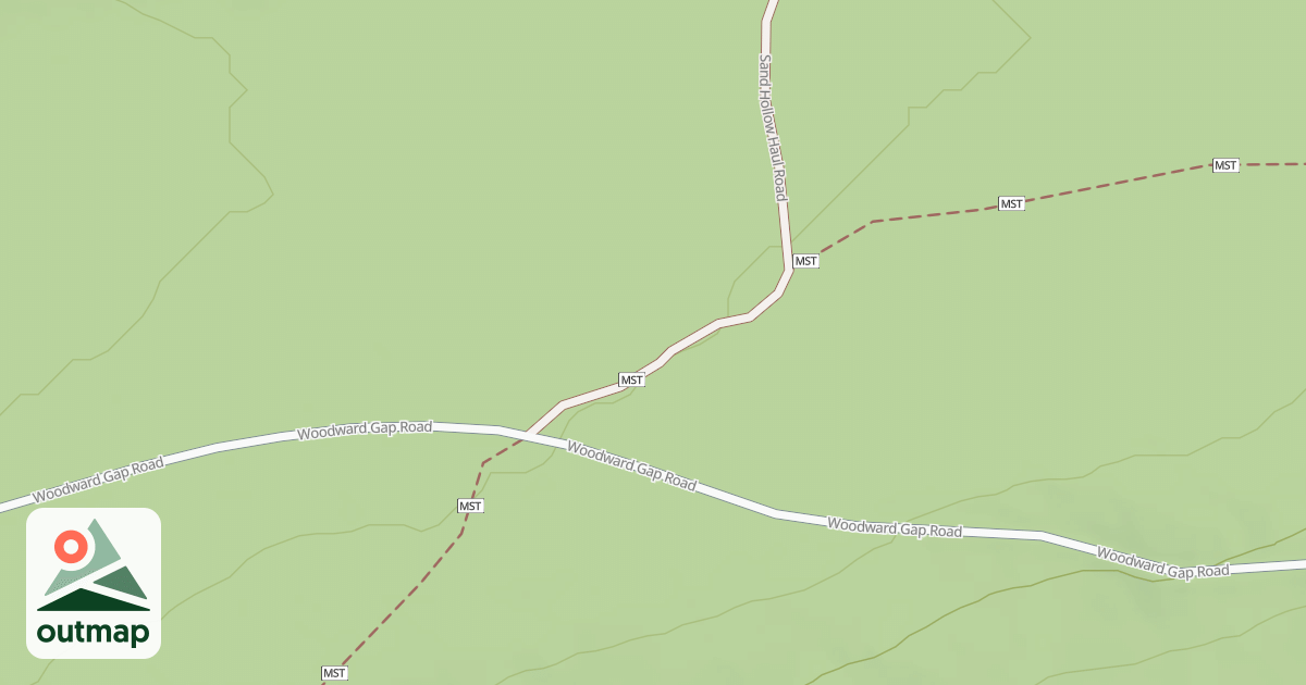 Map of Bald Eagle State Forest Snowmobile Trails
